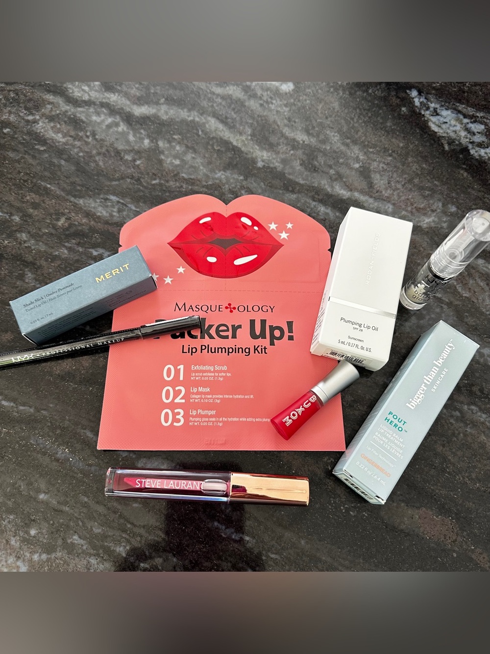 8 piece lip product bundle >$126 value